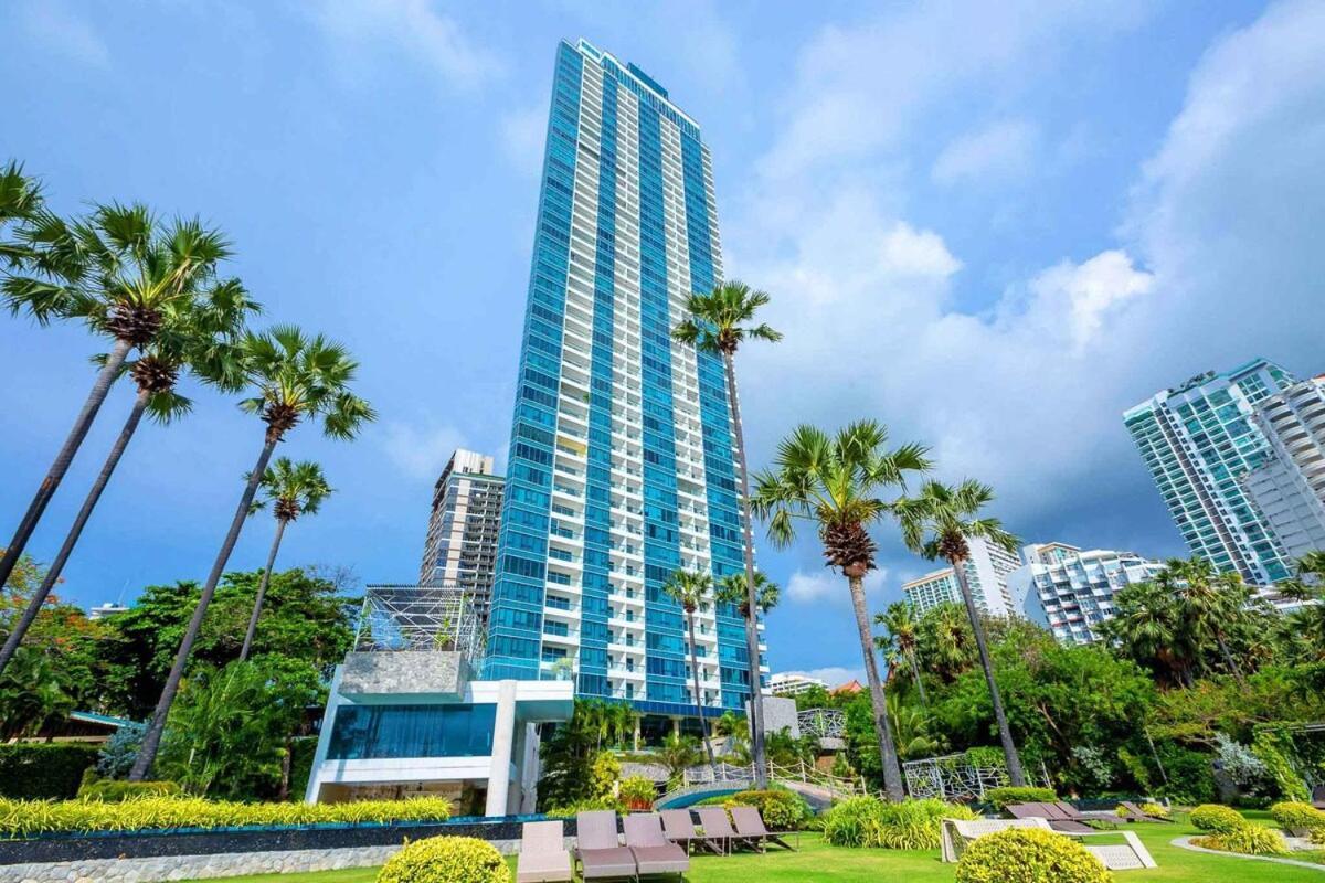 The Palm Wongamat ,World Class Luxury Seaview Condo, Private Beach Can See The Sanctuary Of Truth Pattaya Exterior foto